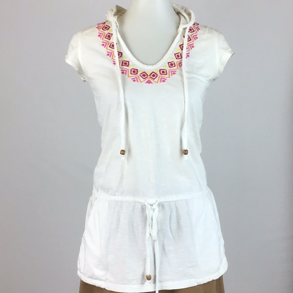 ATHLETA adorable boho-vibe hoodie tunic, XS